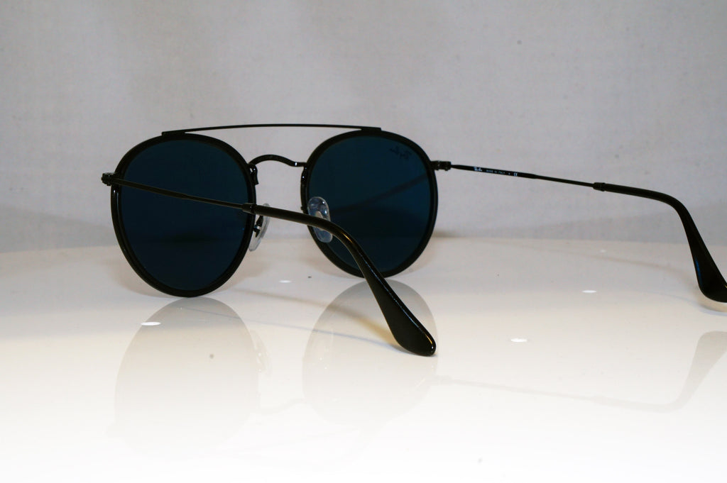 RAY-BAN Mens Designer Sunglasses Black Round RB 3847 OO2/RS 17346