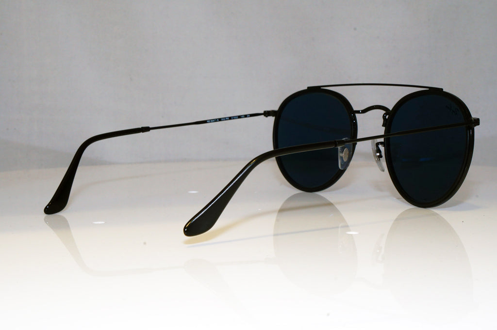 RAY-BAN Mens Designer Sunglasses Black Round RB 3847 OO2/RS 17346