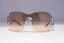 DIOR Womens Diamante Designer Sunglasses Silver Shield DIORLY 1 6L8EL 20132