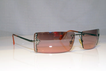 VERSACE Womens Diamante Designer Sunglasses Silver Rectangle N29/H 1001/7E 17336