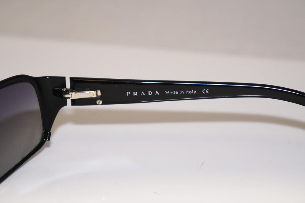 PRADA Mens Designer Sunglasses Black Rectangle SPR 52F 1BO-3M1 14631
