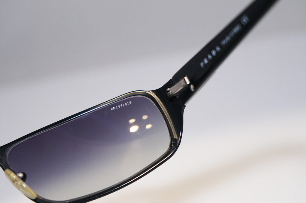 PRADA Mens Designer Sunglasses Black Rectangle SPR 52F 1BO-3M1 14631