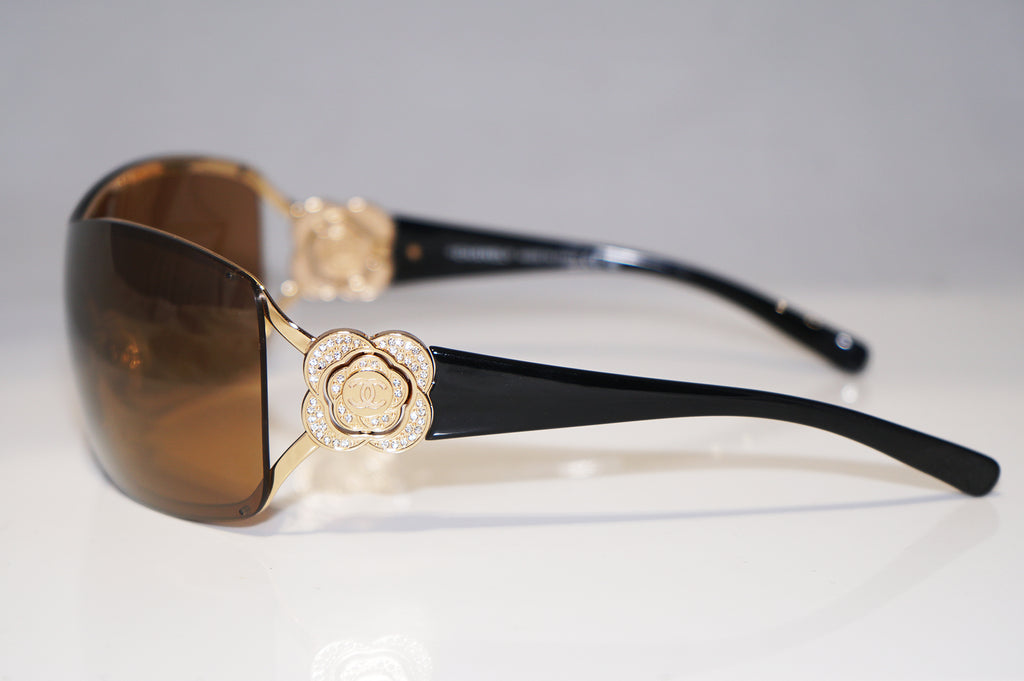 CHANEL Womens Designer Sunglasses Gold Diamante 4164 C125/6H 15762