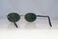 RAY-BAN Mens Vintage 1990 Designer Sunglasses Silver Oval W2187 SLV 19265