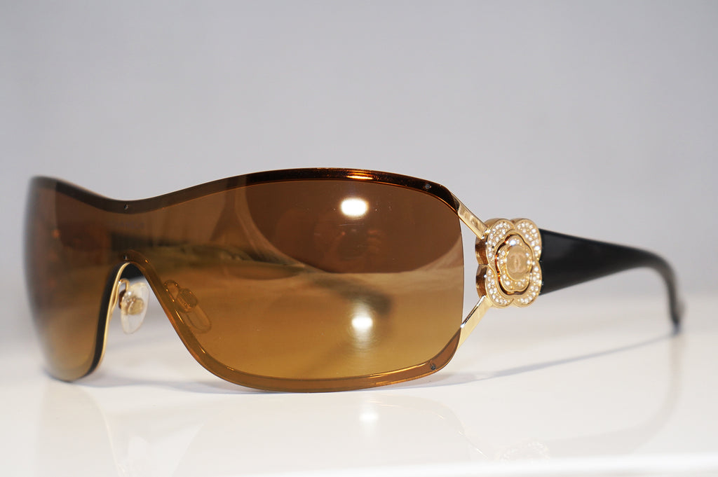 CHANEL Womens Designer Sunglasses Gold Diamante 4164 C125/6H 15762