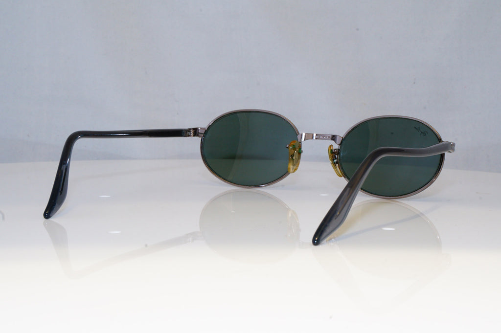 RAY-BAN Mens Vintage 1990 Designer Sunglasses Silver Oval W2187 SLV 19265