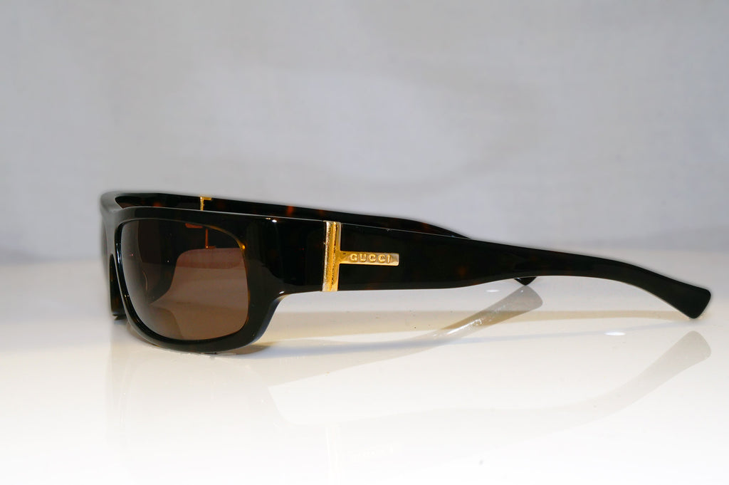 GUCCI Mens Vintage Designer Sunglasses Brown Rectangle GG 1545 086U0 17414