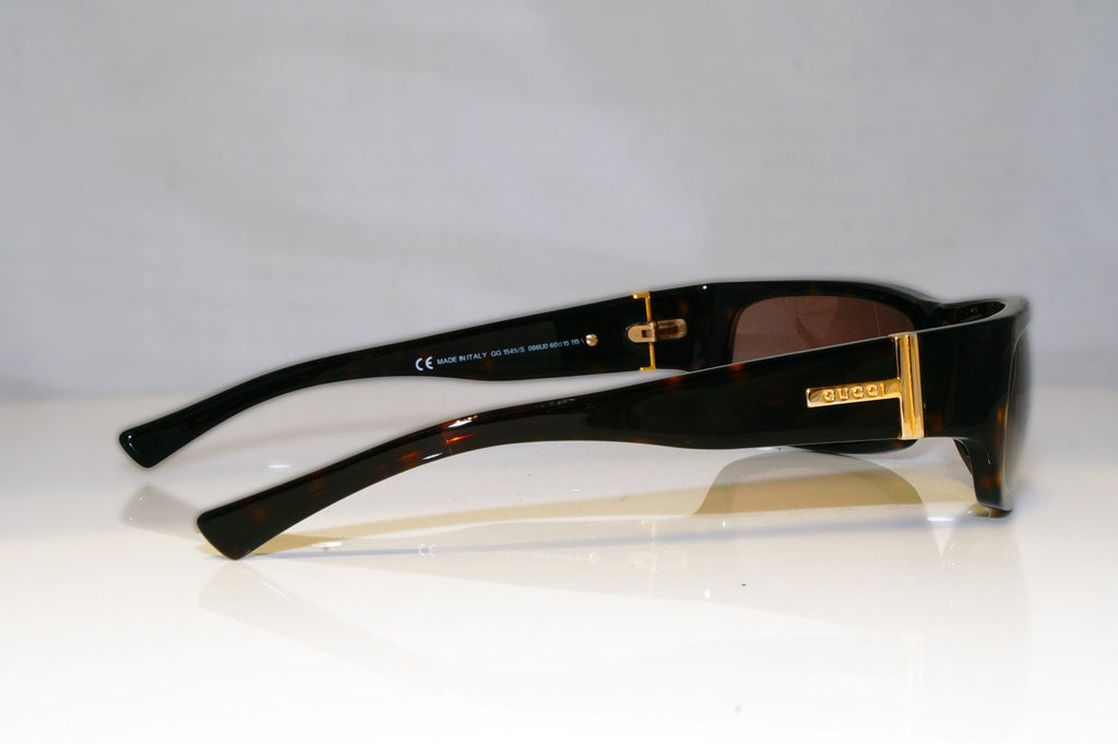 GUCCI Mens Vintage Designer Sunglasses Brown Rectangle GG 1545 086U0 17414