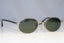 RAY-BAN Mens Vintage 1990 Designer Sunglasses Silver Oval W2187 SLV 18950