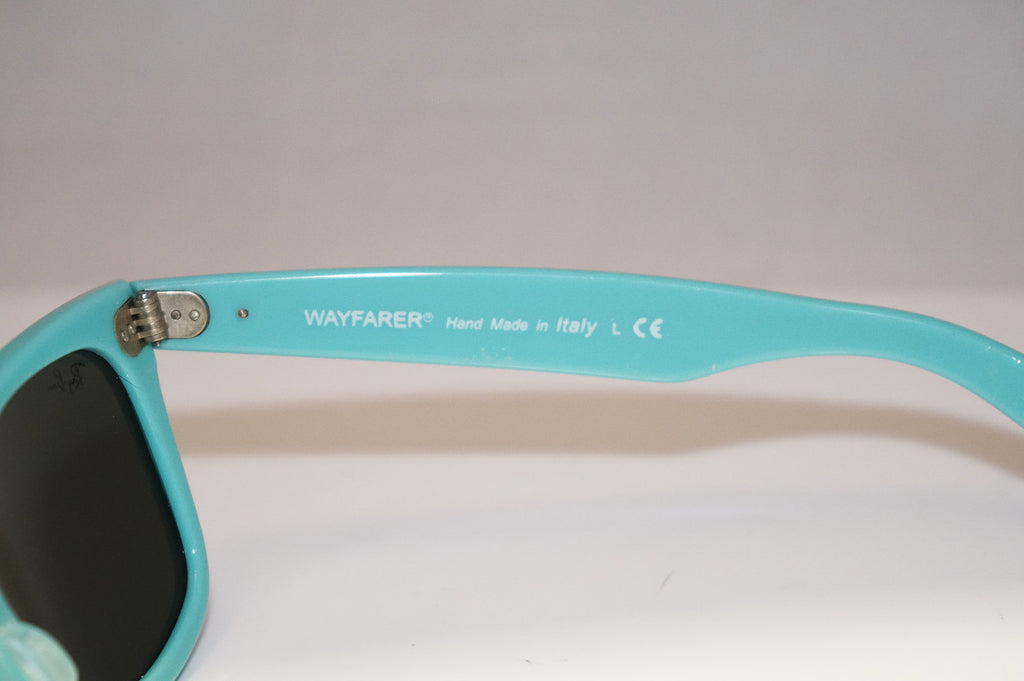RAY-BAN Mens Unisex Designer Mirror Sunglasses Aqua Wayfarer RB 2140 96240 14629