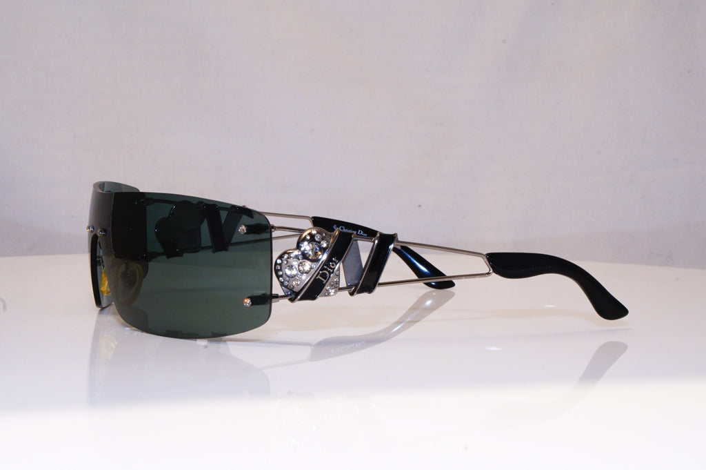 CHRISTIAN DIOR Womens Diamante Designer Sunglasses Shield Heart Core 6LB 16565