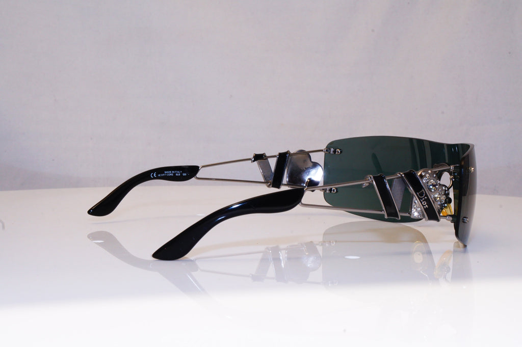 CHRISTIAN DIOR Womens Diamante Designer Sunglasses Shield Heart Core 6LB 16565
