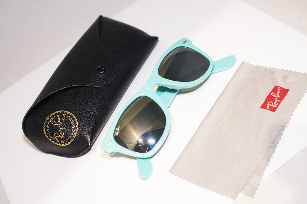 RAY-BAN Mens Unisex Designer Mirror Sunglasses Aqua Wayfarer RB 2140 96240 14629