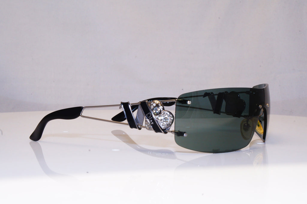 CHRISTIAN DIOR Womens Diamante Designer Sunglasses Shield Heart Core 6LB 16565