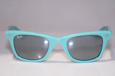RAY-BAN Mens Unisex Designer Mirror Sunglasses Aqua Wayfarer RB 2140 96240 14629