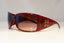 GIVENCHY Womens Oversized Designer Sunglasses Burgundy CHERRY SGV 662 09HG 20133
