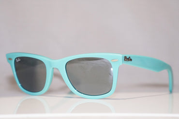 RAY-BAN Mens Unisex Designer Mirror Sunglasses Aqua Wayfarer RB 2140 96240 14629