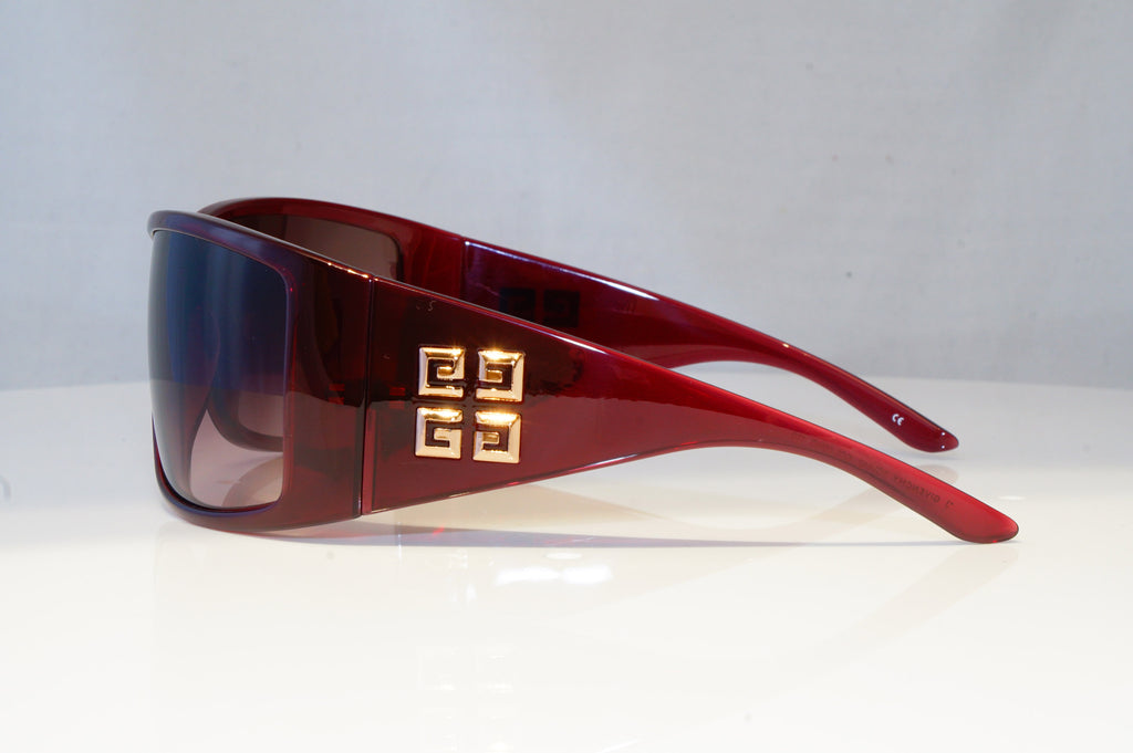 GIVENCHY Womens Oversized Designer Sunglasses Burgundy CHERRY SGV 662 09HG 20133