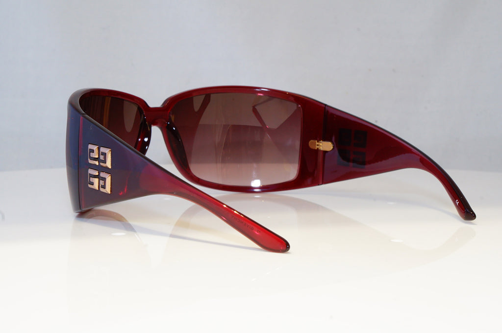GIVENCHY Womens Oversized Designer Sunglasses Burgundy CHERRY SGV 662 09HG 20133