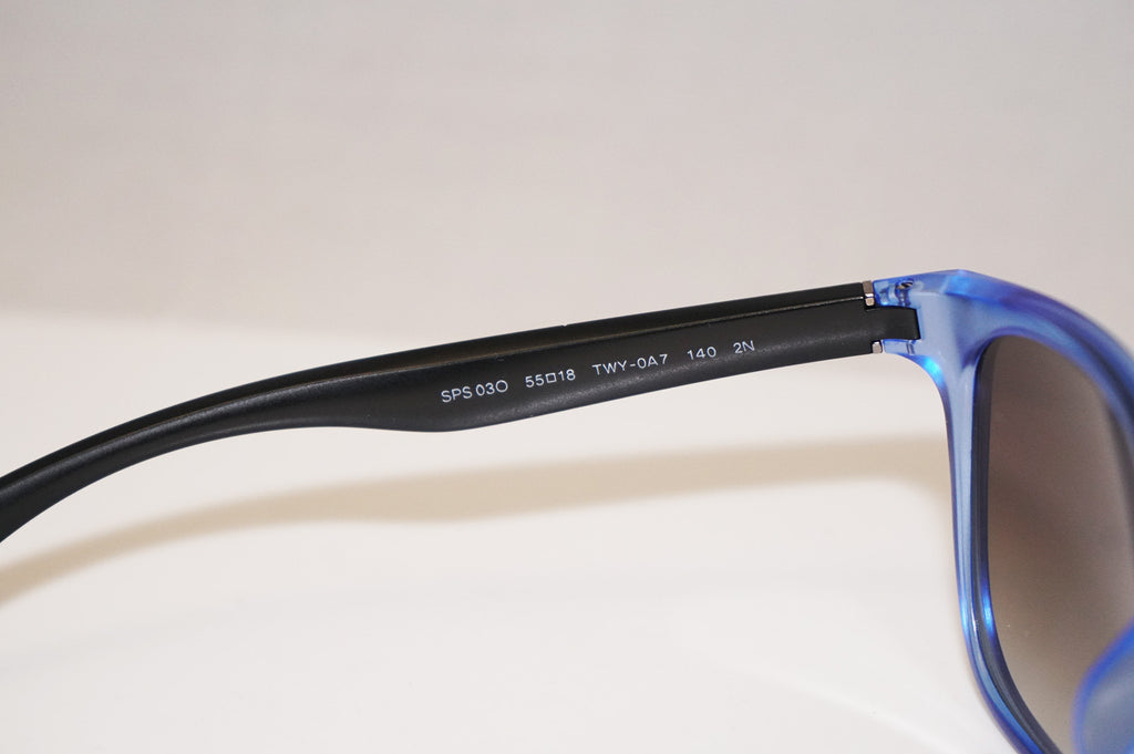 PRADA Immaculate Mens Designer Sunglasses Blue Square SPS 03O TWY-0A7 14634