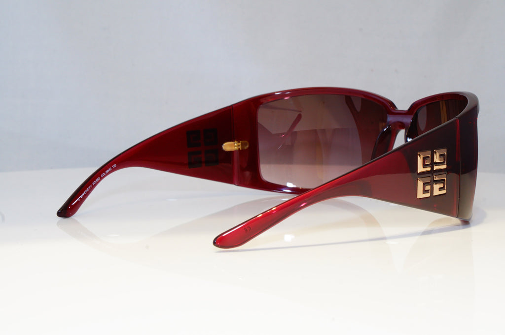 GIVENCHY Womens Oversized Designer Sunglasses Burgundy CHERRY SGV 662 09HG 20133