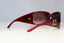 GIVENCHY Womens Oversized Designer Sunglasses Burgundy CHERRY SGV 662 09HG 20133