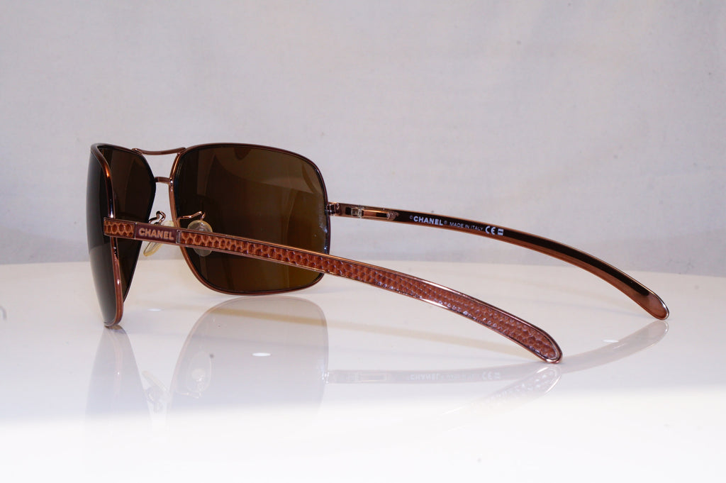 CHANEL Mens Womens Unisex Designer Sunglasses Brown Wrap 4141-Q 340/73 17516