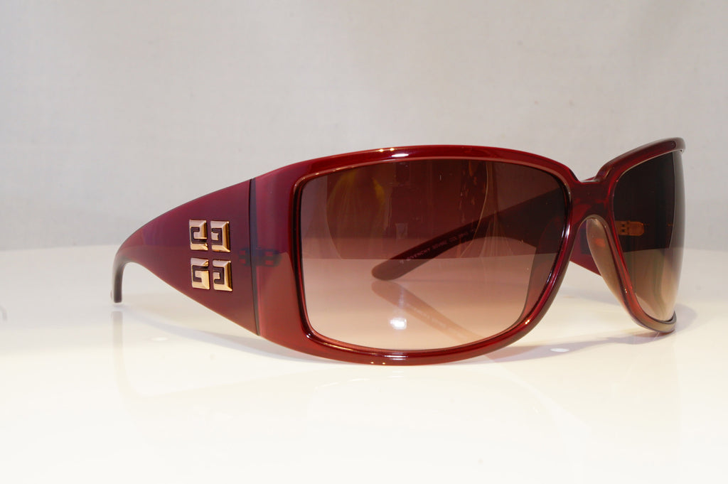 GIVENCHY Womens Oversized Designer Sunglasses Burgundy CHERRY SGV 662 09HG 20133