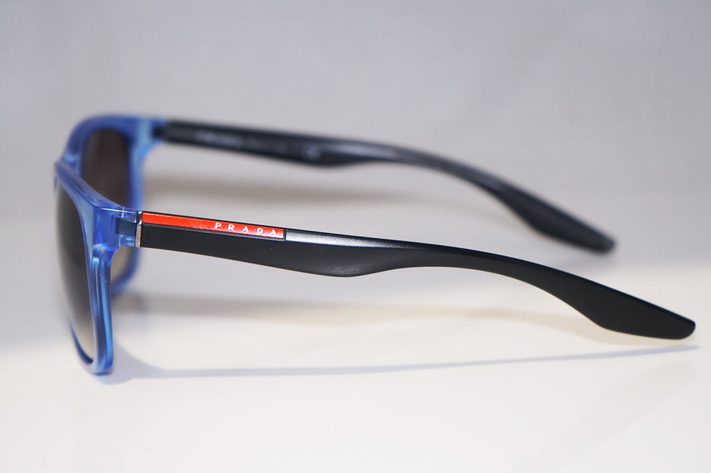 PRADA Immaculate Mens Designer Sunglasses Blue Square SPS 03O TWY-0A7 14634