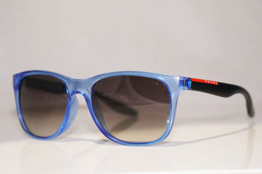 PRADA Immaculate Mens Designer Sunglasses Blue Square SPS 03O TWY-0A7 14634