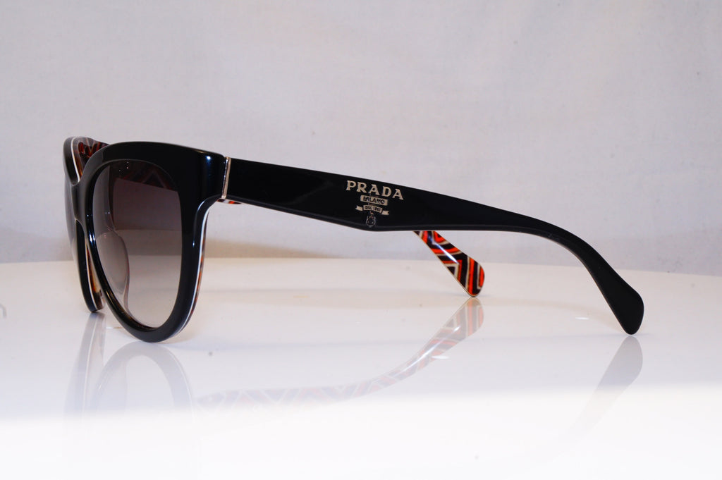 PRADA Womens Designer Sunglasses Black Cat Eye SPR 05P MAS-OA7 18440