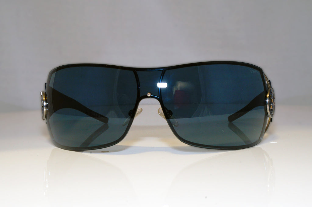 GIORGIO ARMANI Womens Designer Sunglasses Blue Shield GA 320 DXFNA 17403