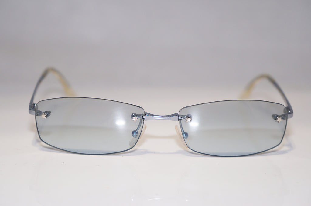 DIOR Vintage Mens Unisex Designer Sunglasses Blue Rectangle CD 3613 6Z36R 15843