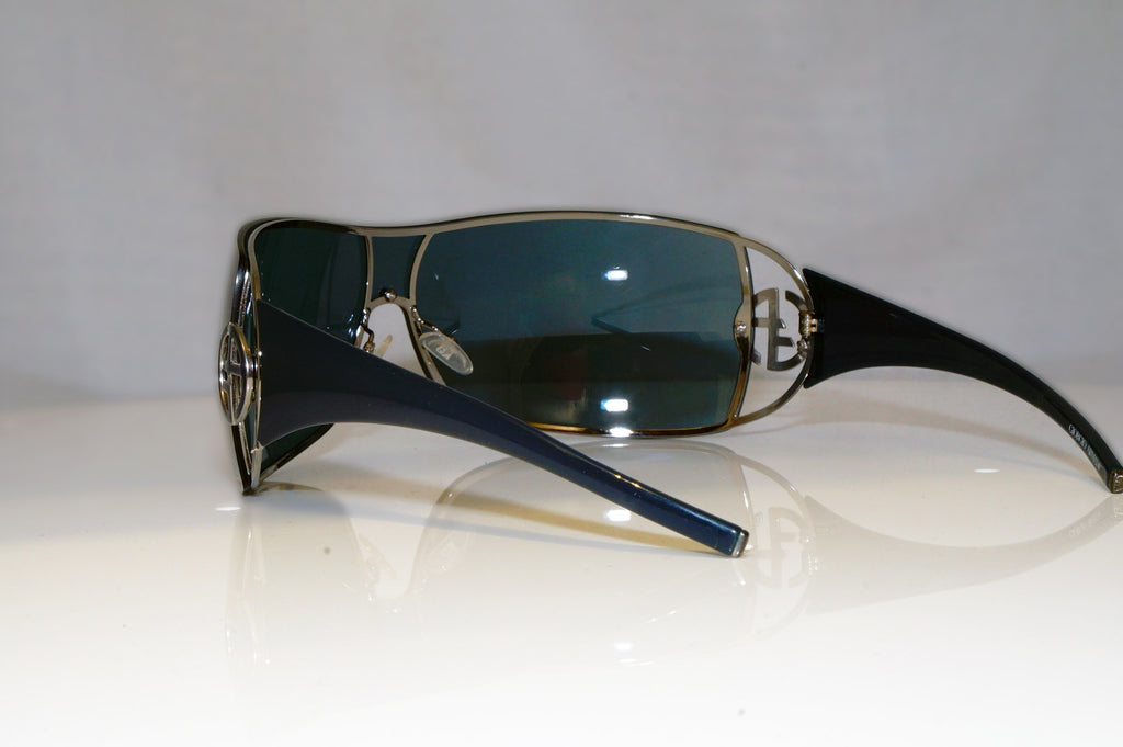 GIORGIO ARMANI Womens Designer Sunglasses Blue Shield GA 320 DXFNA 17403