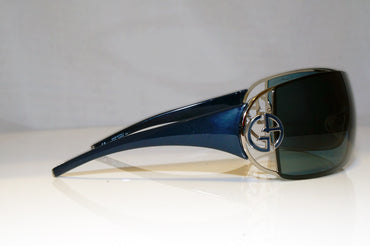 GIORGIO ARMANI Womens Designer Sunglasses Blue Shield GA 320 DXFNA 17403