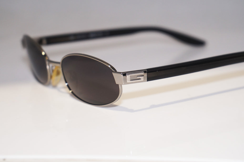 GUCCI 1990 Vintage Mens Designer Sunglasses Silver Rectangle GG 1640 E4W 14598