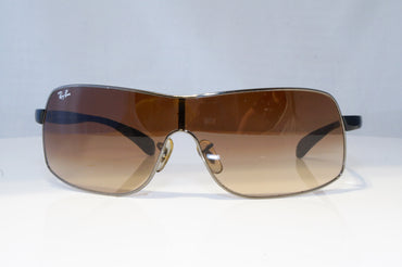 RAY-BAN Mens Designer Sunglasses Silver Shield RB 3244 004/13 20476