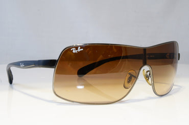 RAY-BAN Mens Designer Sunglasses Silver Shield RB 3244 004/13 20476