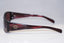 GUCCI 1990 Vintage Mens Designer Sunglasses Burgundy Rectangle GG 2523 AD8 14587