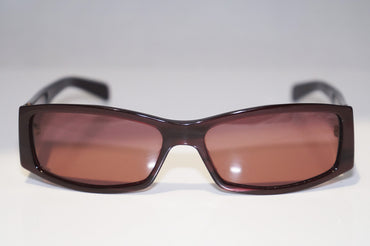 GUCCI 1990 Vintage Mens Designer Sunglasses Burgundy Rectangle GG 2523 AD8 14587