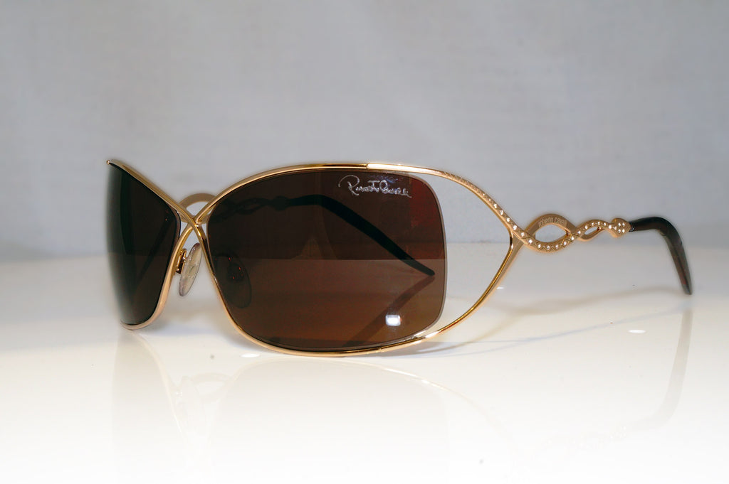 ROBERTO CAVALLI Womens Diamante Boxed Designer Sunglasses Gold Ade 217 17396