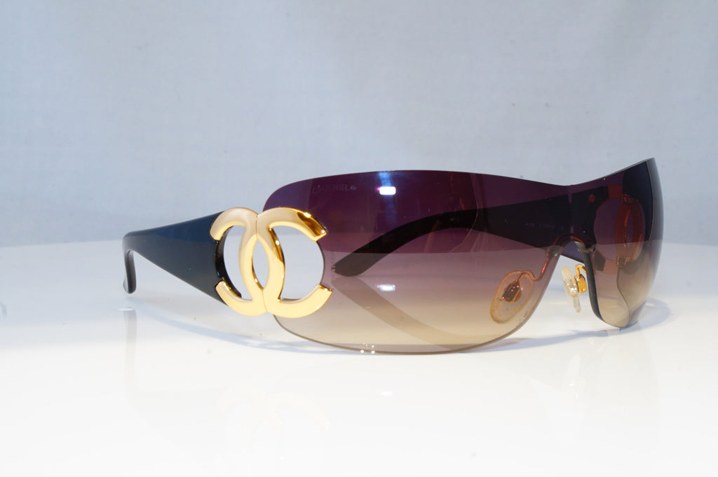CHANEL Womens Designer Sunglasses Gold Shield CC ICONIC 4125 125/13 20473