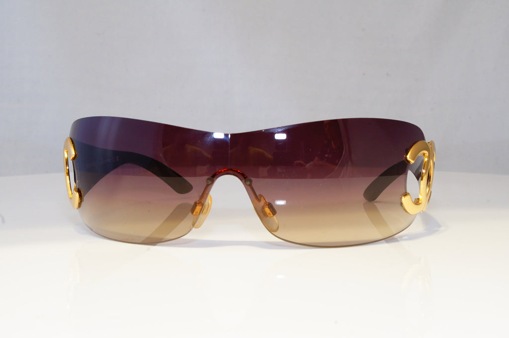 CHANEL Womens Designer Sunglasses Gold Shield CC ICONIC 4125 125/13 20473