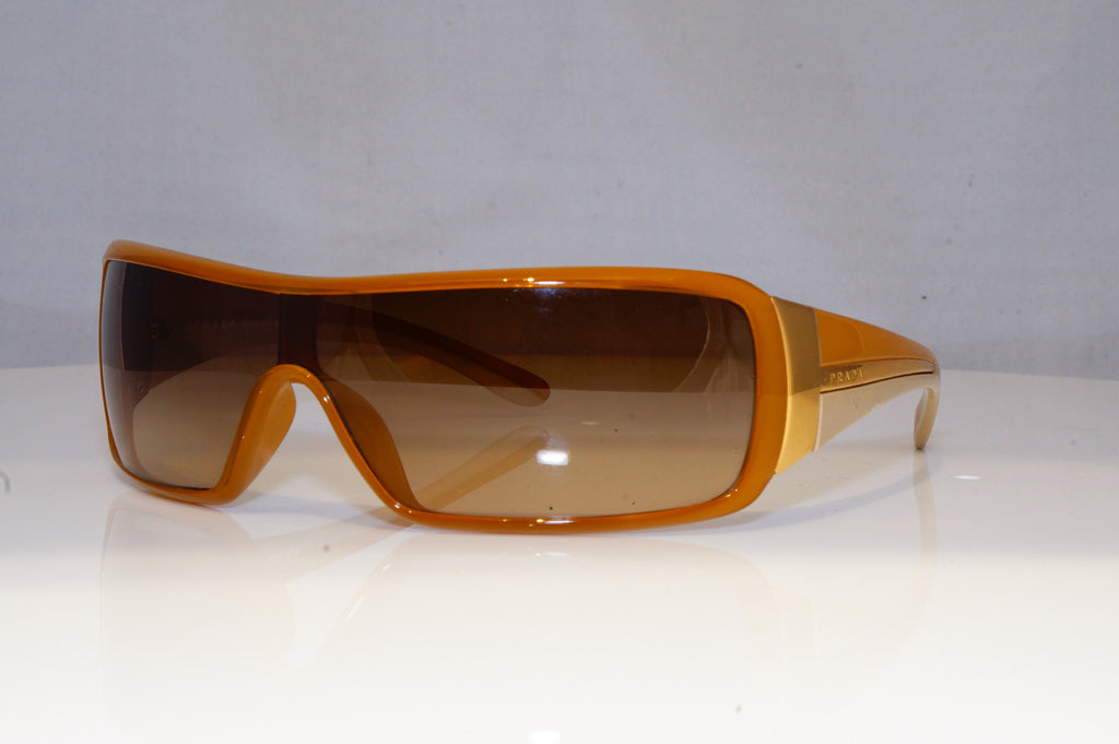 PRADA Mens Designer Sunglasses Brown Shield SPR 03H 777-6S1 18940