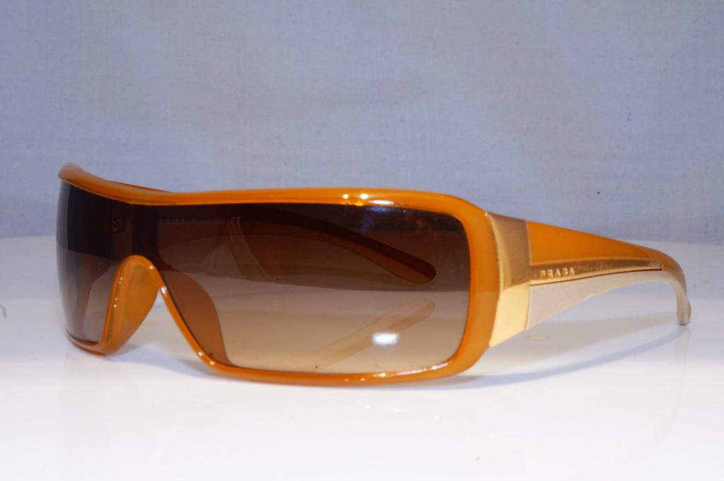 PRADA Mens Designer Sunglasses Brown Shield SPR 03H 777-6S1 18940