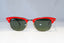 RAY-BAN Mens Womens Designer Sunglasses Red Rectangle RB 2156 955 19777
