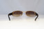GUCCI Mens Womens Vintage Designer Sunglasses Brown Rectangle GG 1799 BRN 19786