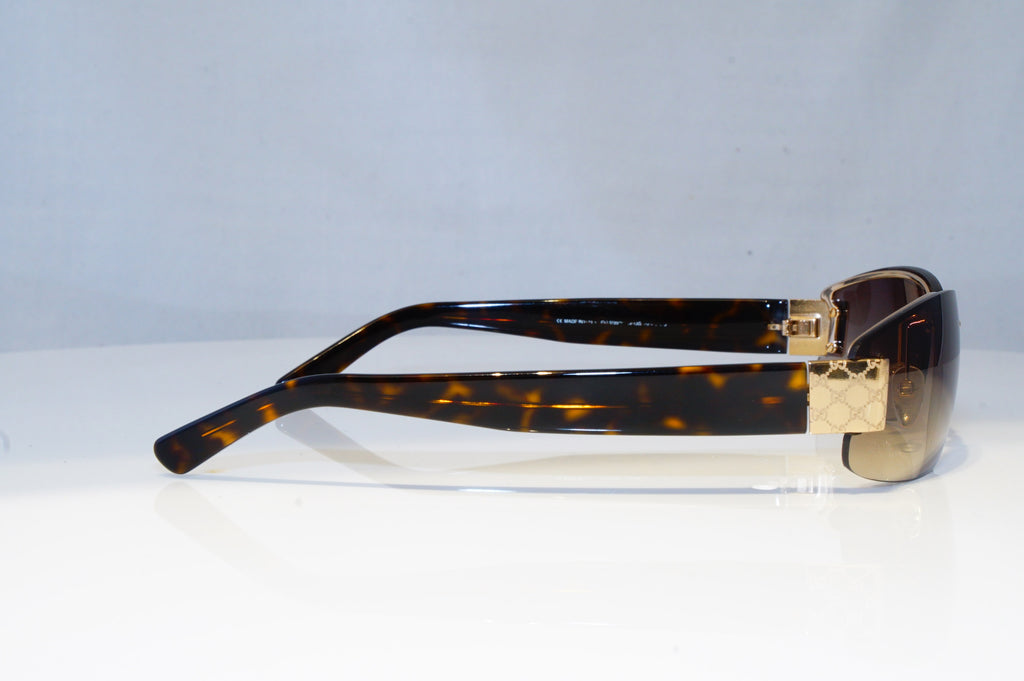 GUCCI Mens Womens Vintage Designer Sunglasses Brown Rectangle GG 1799 BRN 19786