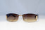 *DAMAGED* CHANEL Womens Designer Sunglasses Brown Shield 4125 106/8G 19782