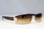 GUCCI Mens Womens Vintage Designer Sunglasses Brown Rectangle GG 1799 BRN 19786